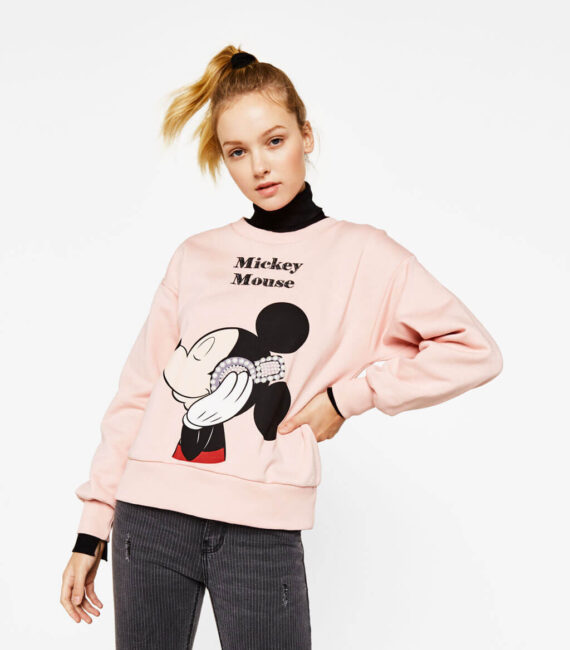 Mickey print sweatshirt